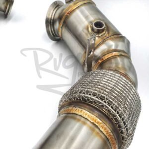 Hi-Flow Race Catted Downpipe 3.5" BMW N55 PWG F10 535i 640i - RVG