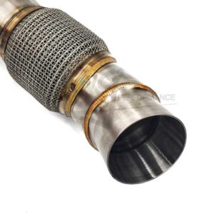 Hi-Flow Race Catted Downpipe 4" BMW N55 F10 535i 640i F15 X5 F16 X6 ...