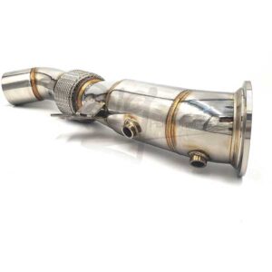 Hi-Flow Race Catted Downpipe 4" BMW N55 F10 535i 640i F15 X5 F16 X6 ...