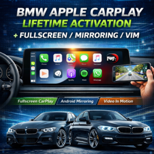 BMW NBT EVO ID5 ID6 Apple CarPlay Activation + Fullscreen + Mirroring